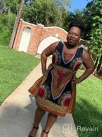 img 1 attached to Stand Out At Your Next Party In SHENBOLEN'S African Print Dashiki Dress review by Jason Elliss