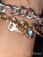 img 1 attached to Gold Chain Link Bracelet Bracelets review by Anna Lang