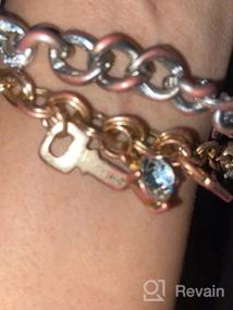 img 5 attached to Gold Chain Link Bracelet Bracelets