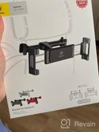 img 2 attached to 🚗 Baseus Back Seat Car Mount Holder: Secure and Stylish Red Mounting Solution review by Jeet Anand ᠌