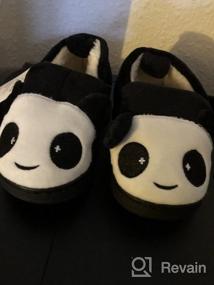 img 7 attached to Warm and Adorable: Cartoon Slippers for Boys' Cozy Winter Indoor Shoes