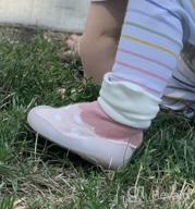 img 1 attached to 👶 First-Walking Training Shoes for Baby Boys and Girls: Non-Skid Rubber Sole, Indoor/Outdoor Slipper Floor Sneakers with Soft Fur Inner and Breathable Design - One Pair review by Jonah Riggle