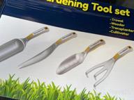 img 1 attached to Get Your Garden Game On-The-Go With Our Portable Rust-Proof Hand Trowel - Heavy Duty And Bent-Proof With Ergonomic Handle review by Tony Doolittle