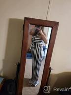 img 1 attached to Women'S Sexy Striped Jumpsuit With Tie Bowknot - SheKiss Summer Rompers review by Jon Russell