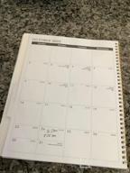 img 1 attached to Two-Year Monthly Planner 2023-2024 With Two-Sided Pocket - Flexible Cover, Perfect Organizer For January 2023-December 2024, 9" X 11 review by Juice Jali