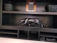 img 1 attached to Modern Hand-Carved Abstract Leopard Statue For Stylish Home Decor review by Pablo Rudon