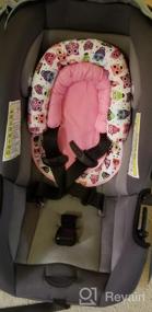 img 5 attached to KAKIBLIN Мягкая подушка для поддержки шеи для автомобильного сиденья, коляски, детской переноски - серый