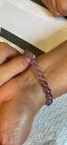img 5 attached to 8Mm Round Beads Semi Precious Reiki Healing Crystals Handmade Stretch Bracelet - Bivei Natural Gem