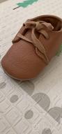 img 1 attached to HsdsBebe Baby Boys Girls Oxford Shoes: Stylish PU Leather Sneakers with Rubber Sole – Anti-Slip Infant Walking Shoes for Toddler Ankle Boots and Moccasins review by Joe Roberts