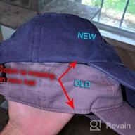 img 1 attached to Washed Distressed Twill Baseball Cap: Vintage Style For Men And Women By HH HOFNEN review by Luis Blaschko