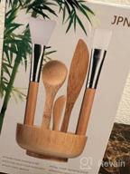 img 1 attached to Bamboo Facial Mask Mixing Set: Create A Spa Experience With JPNK'S 6-Pack DIY Clay Mask Kit Including Brushes And Bowl review by Christopher Holker