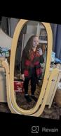 img 1 attached to Women'S Buffalo Plaid Vest - Casual Lapel Open Front Cardigan Jacket Coat With Pockets review by Sam Goff