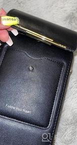 img 6 attached to Женская маленькая сумка через плечо KingTo для сотового телефона, легкие сумки через плечо Сумка-кошелек для телефона с прорезями для кредитных карт