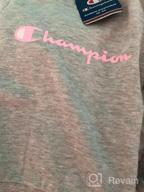 img 1 attached to Champion Heritage Fleece Hoodie: Stylish Girls' Active Clothing review by Anna Lopez
