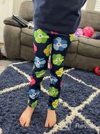 img 1 attached to Vibrant Rainbow Striped Patterns: Girls' Stretch Leggings – Trendy and Durable Clothing review by Crystal Thompson