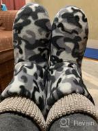 img 1 attached to Cozy And Warm Women'S Fleece Bootie Slippers For Indoor/Outdoor Comfort With Anti-Slip Sole review by Kody Bradley