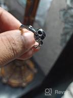 img 1 attached to Stainless Steel Skull Biker Ring review by Leroy Estell