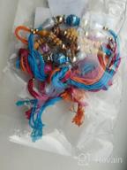 img 1 attached to Set of 12 Assorted Design Rakhi with Beads, Bracelet Multi Design Beads and Assorted Color - Rakhi for Brothers review by Chris Walker