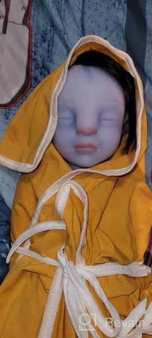 img 1 attached to Lifelike And Realistic: Meet The Vollence 15 Inch Full Silicone Baby Doll - The Perfect Angelic Addition To Your Collection review by Jay Sterns