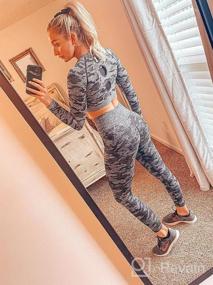img 6 attached to Enhance Your Curves With High Waisted Seamless Leggings For Women: Perfect For Yoga, Workouts And Tummy Control