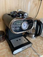 img 1 attached to Rozhkovy coffee maker Kitfort KT-702, black review by Franciszka Adamska ᠌
