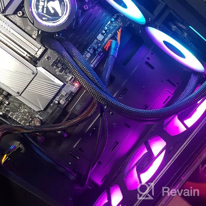 img 1 attached to 💦 GIGABYTE AORUS RGB AIO Liquid Cooler 360mm Radiator, Triple 120mm Windforce PWM Fans, Full Color LCD Display, Advanced RGB Lighting and Control, Intel 115X/2066, AMD AM4/TR4 Compatible review by Kritbodee Chaicharoe ᠌