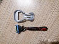 img 1 attached to Gillette ProGlide Shield Power 🪒 Men's Razor Handle with 1 Blade Refill review by Cam Vi ᠌