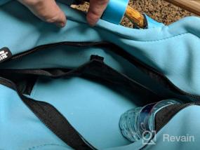 img 7 attached to QOGiR Elephant Lunch Bag Tote - большая утепленная неопреновая многоразовая сумка с внутренним карманом для хранения еды