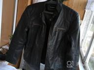 img 1 attached to Cafe Racer Distressed Leather Jacket For Men - Genuine Lambskin Motorcycle Jacket In Black review by Pranav Osman