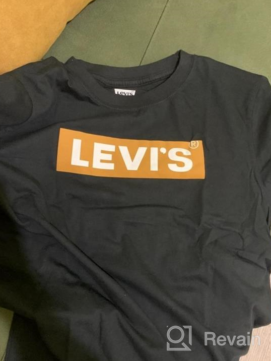 img 1 attached to 👕 Levi's Boys' Long Sleeve Box Logo Graphic T-Shirt for Enhanced SEO review by Aaron Richardson