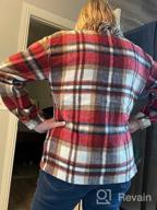 img 1 attached to Corduroy Button-Down Blouse For Casual-Chic Women: Long-Sleeve Stylish Top review by Alfonso Wilson