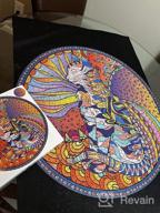 img 1 attached to 1000 Piece Animal Puzzle Color Challenge Round Mandala Cat Jigsaw Puzzle - Bgraamiens Puzzles Mandala Cat Edition review by John Stefko