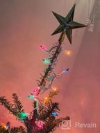 img 1 attached to Glossy Christmas Tree Topper Star Ornament Holiday Decoration Home Decor Aneco review by Megan Green