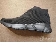 img 1 attached to Kanlanlo Men's Lightweight Breathable Running Sneakers review by Charles Lewis