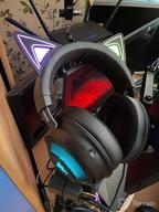 img 1 attached to 💖 Razer Kraken Kitty RGB Gaming Headset: Immersive THX 7.1 Surround Sound, Chroma Lighting, Noise Cancelling Mic - Lightweight Aluminum Frame - PC Gaming, Quartz Pink review by Pin Hung Lin