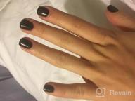 img 1 attached to Get Flawless Burgundy Plum Dark Purple Nails With AIMEILI Gel Polish - Soak Off, U V LED (028) 10Ml review by Heather Warren