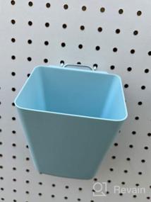 img 8 attached to FRIMOONY Large Pegboard Bins With Hooks, For Organizing Various Tools, Blue, 12 Pack