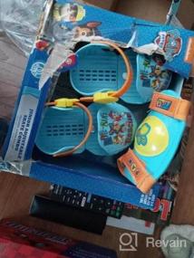 img 5 attached to Синие и оранжевые роликовые коньки для детей с наколенниками, PlayWheels PAW Patrol, размер 6-12.