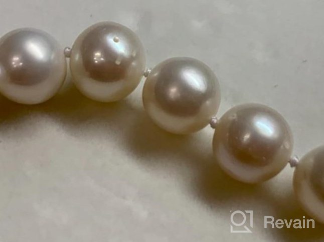 img 1 attached to Stunning Freshwater Cultured Pearl Necklace With Versatile Clasp - Perfect Gift For Women review by Daniel Tonini