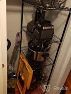 img 1 attached to Grey 6-Tier Wire Shelving Unit With 6 Shelves For Durable Pantry, Closet, Kitchen, And Laundry Organization - HOMEFORT Metal Storage Rack Organizer review by Austin Hearshman
