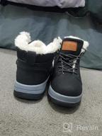 img 1 attached to Insulated Snow Boots For Men And Women - Warm Fur-Lined Outdoor Hiking Shoes For Winter Adventures By Visionreast review by Jeff Keegan