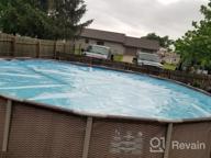 картинка 1 прикреплена к отзыву Sun2Solar Clear 16-Foot Round Solar Cover 1600 Series Heat Retaining Blanket For In-Ground And Above-Ground Round Swimming Pools Use Sun To Heat Pool Water Bubble-Side Facing Down In Pool от Shane Grosland