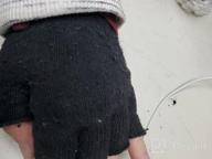 картинка 1 прикреплена к отзыву Бемемо 4 пары перчаток без пальцев Половинные варежки Однотонные вязаные перчатки для мальчиков и девочек, идеально подходят для зимы от Bernadette Hardy