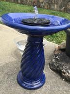 img 1 attached to Mademax Solar Bird Bath Fountain Pump - 4 Nozzle Free Standing Floating Solar Water Fountain For Garden, Pond, Pool & Outdoor review by Jason Rawls