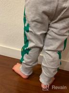 img 1 attached to 🦖 Exploring Adventure with EULLA Dinosaur Drawstring Sweatpants - Ideal Boys' Clothing for the Dinosaur Enthusiast review by Jason Sergeantson