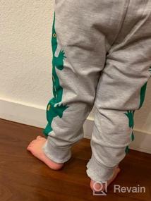 img 8 attached to 🦖 Exploring Adventure with EULLA Dinosaur Drawstring Sweatpants - Ideal Boys' Clothing for the Dinosaur Enthusiast