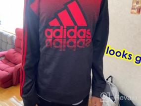 img 6 attached to Adidas Horizon Pullover Hoodie 👕 Heather Boys' Clothing: Stay Active in Style