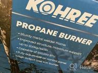 img 1 attached to Kohree 200,000 BTU Propane Gas Burners: Ideal For Outdoor Cooking, Camping, Turkey Fry, And More review by Lindsey Teel