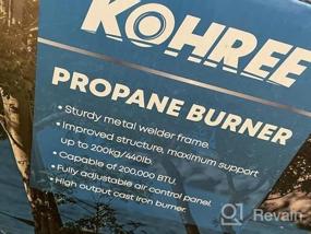 img 6 attached to Kohree 200,000 BTU Propane Gas Burners: Ideal For Outdoor Cooking, Camping, Turkey Fry, And More