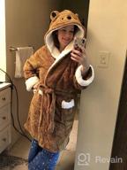 img 1 attached to Get Cozy With TIMSOPHIA'S Soft Animal Bathrobe - Hooded Plush Robes For Women, Perfect Koala-Themed Gift review by Esera Warren